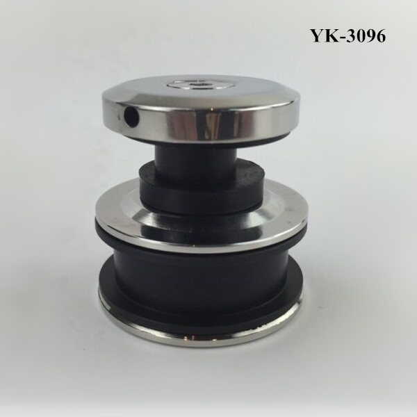 High Quality SS Round Glass Holder For Sliding Door 
