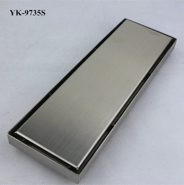 Stainless Steel Long Embedded Floor Drain
