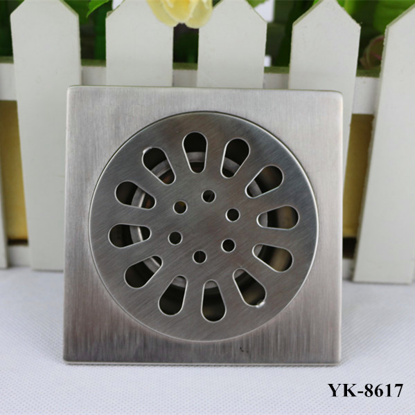 Stainless Steel Square Bathroom Floor Drain