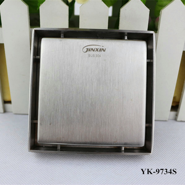 Stainless Steel Square Hidden Type Floor Drain